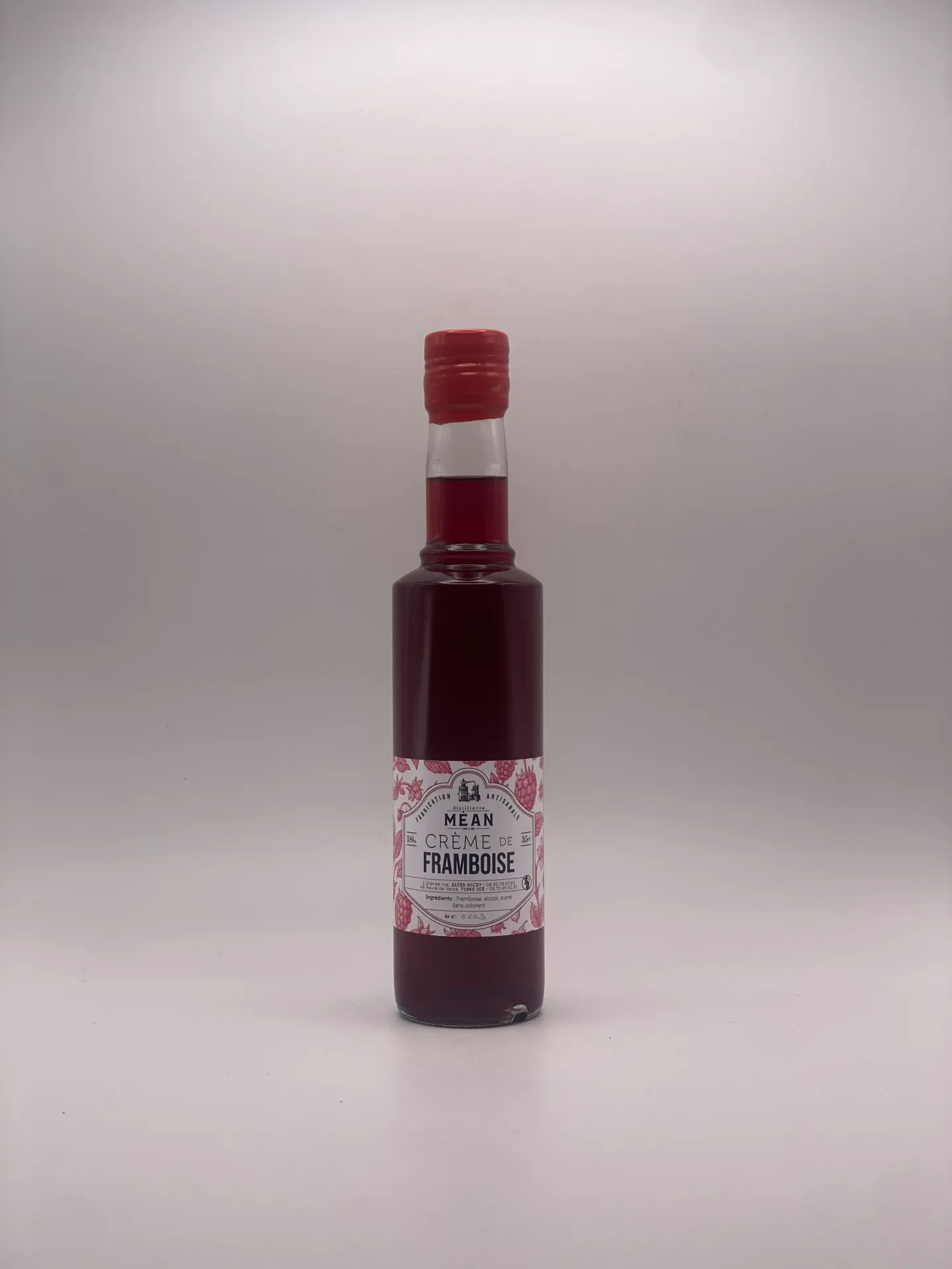 Distillerie Méan- Crème de framboise (liqueur)